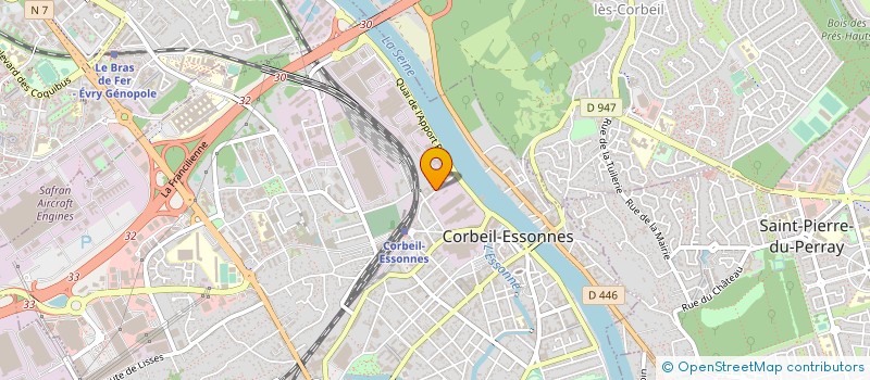 localisation de l'entreprise TCA EXPRESS à CORBEIL-ESSONNES