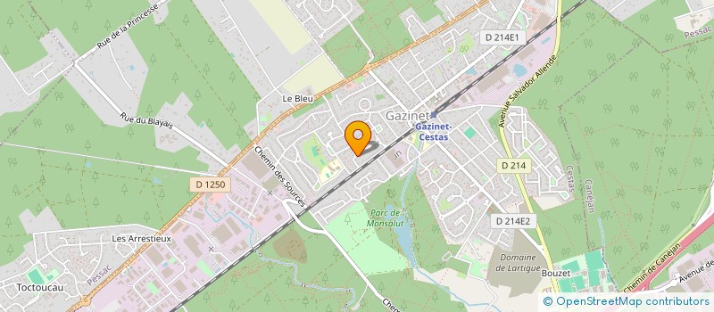 localisation de l'entreprise TCAP  CESTAS