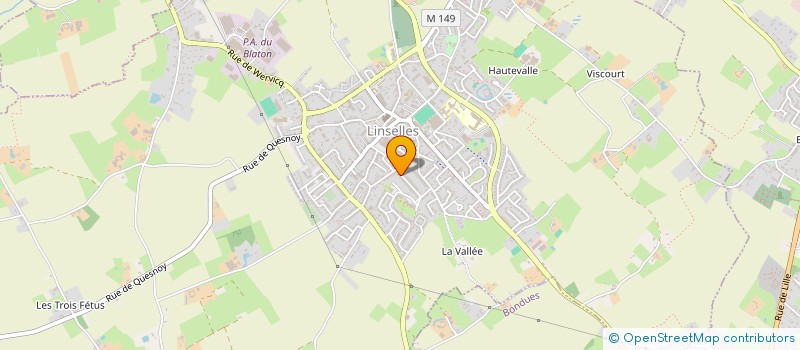 localisation de l'entreprise TCB  LINSELLES