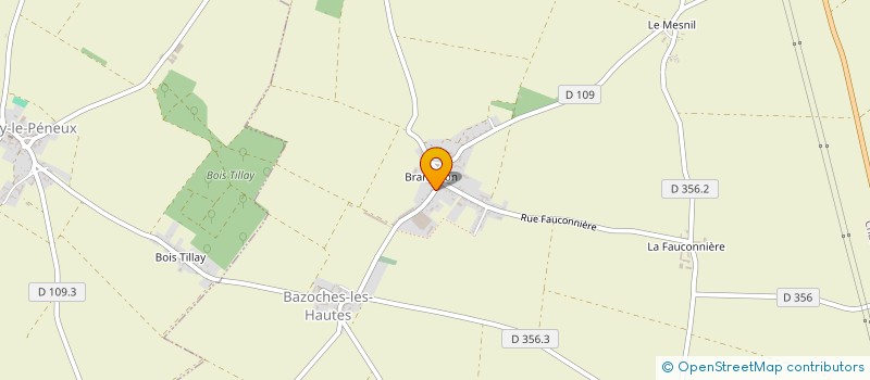 localisation de l'entreprise TCB à BAZOCHES-LES-HAUTES