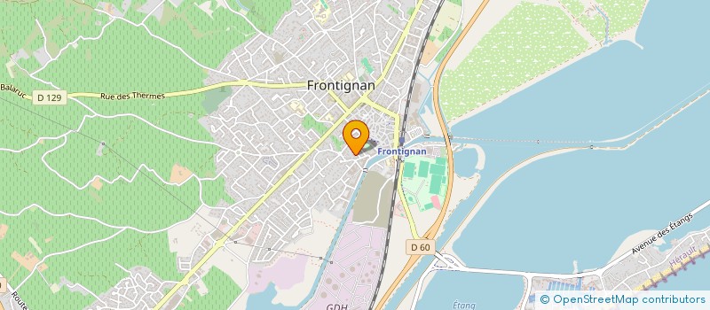 localisation de l'entreprise TCB à FRONTIGNAN