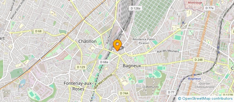 localisation de l'entreprise TCB INOX à BAGNEUX