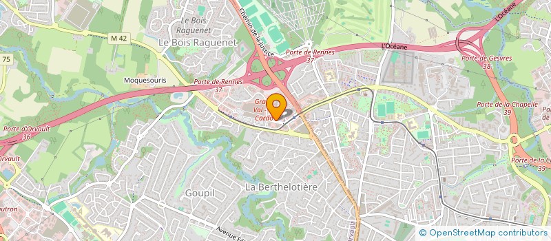 localisation de l'entreprise TCB SPRING à ORVAULT