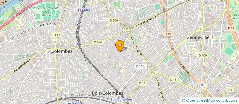 localisation de l'entreprise TCBVH à BOIS-COLOMBES