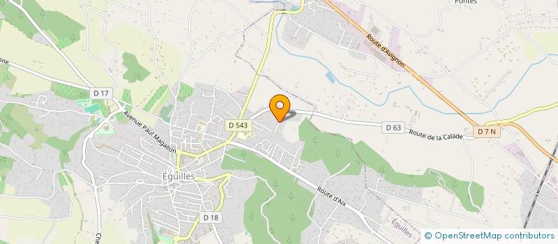 localisation de l'entreprise TCC  EGUILLES