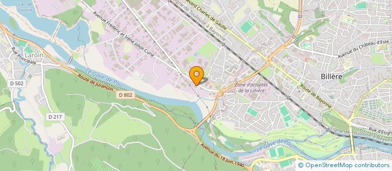 localisation de l'entreprise TCC INVEST à LONS