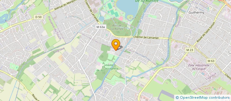 localisation de l'entreprise TCCONSEIL  CUGNAUX