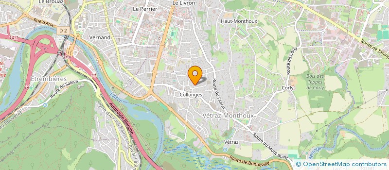 localisation de l'entreprise TCD  VETRAZ-MONTHOUX