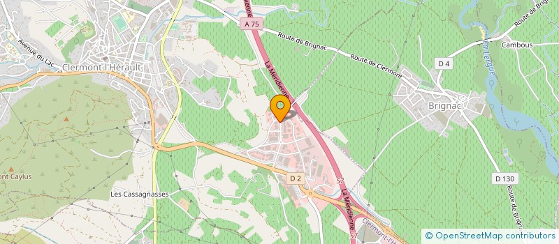 localisation de l'entreprise TCD INNOVATIONS  CLERMONT-L'HERAULT