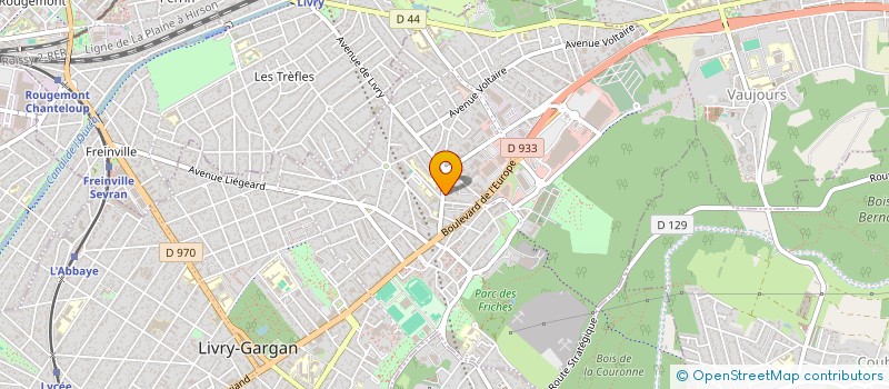 localisation de l'entreprise TCE  LIVRY-GARGAN