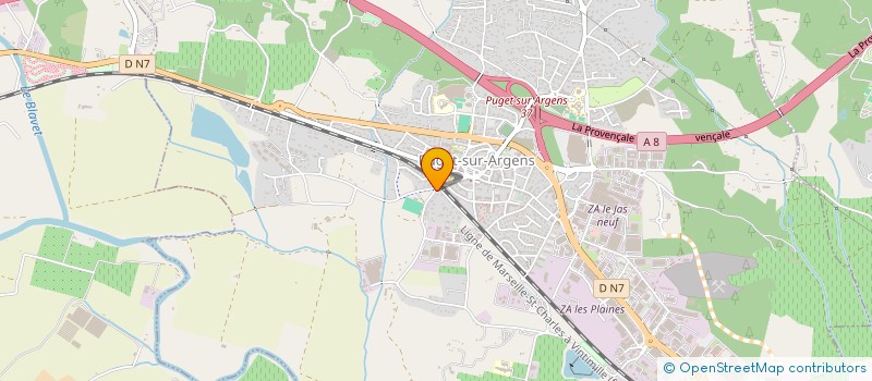 localisation de l'entreprise TCE  PUGET-SUR-ARGENS