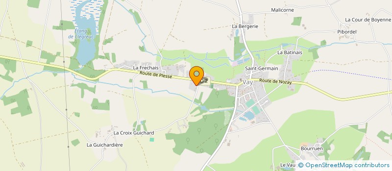 localisation de l'entreprise TCE  VAY