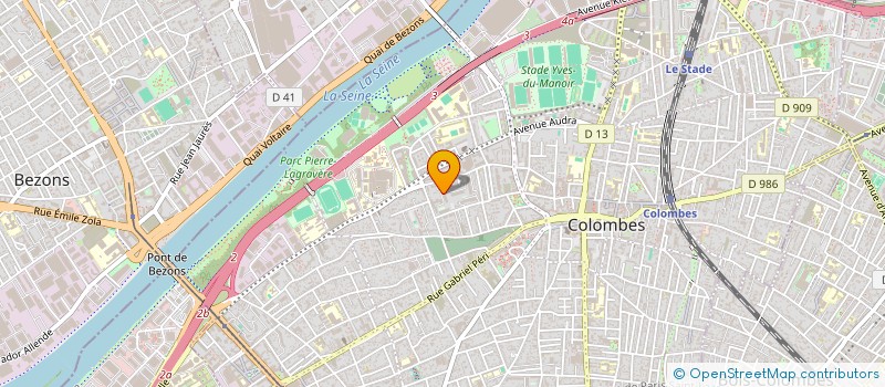 localisation de l'entreprise TCE BATIMENT à COLOMBES