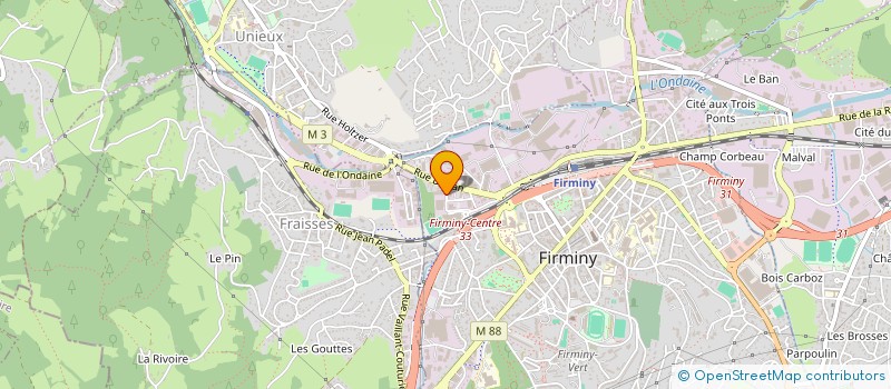 localisation de l'entreprise TCE ETANCH  FIRMINY