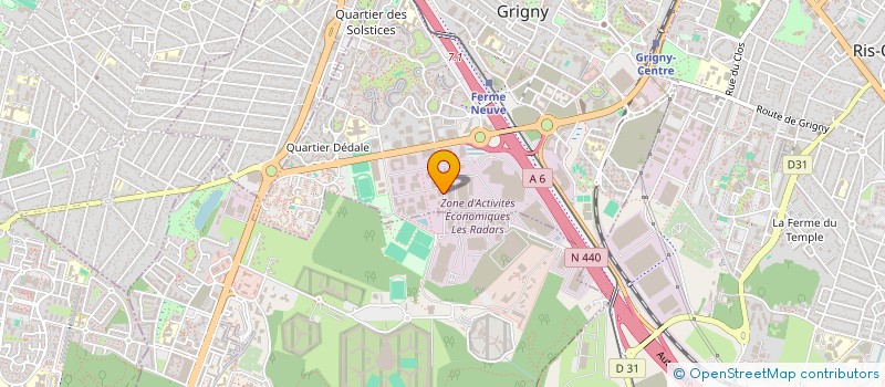 localisation de l'entreprise TCE FRANCE à GRIGNY
