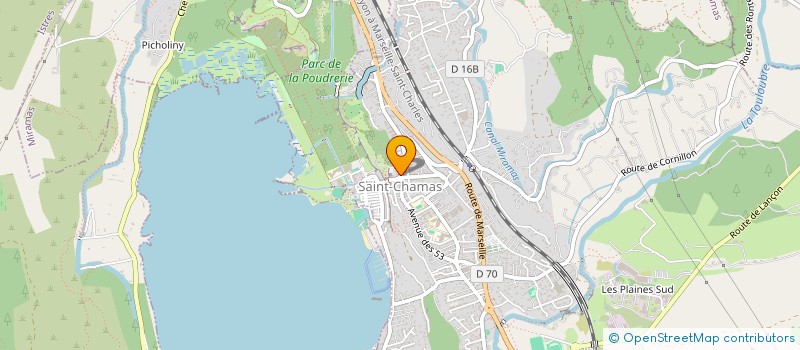 localisation de l'entreprise TCE MERIDIONALE  SAINT-CHAMAS