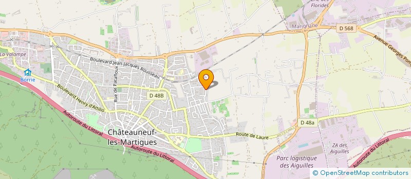 localisation de l'entreprise TCEA MEDITERRANEE à CHATEAUNEUF-LES-MARTIGUES