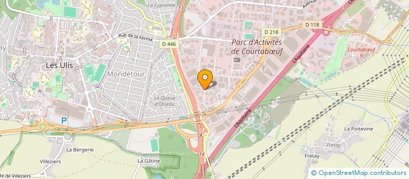 localisation de l'entreprise TCEB SARL à LES ULIS