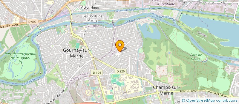 localisation de l'entreprise TCEMN à CHAMPS-SUR-MARNE