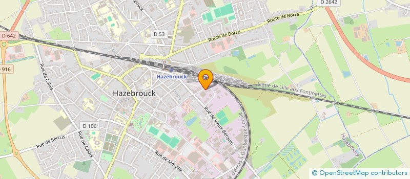 localisation de l'entreprise TCF IMMOBILIERE  HAZEBROUCK