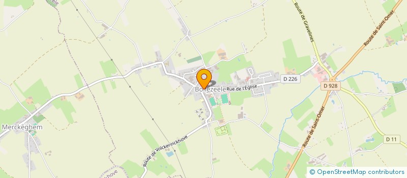 localisation de l'entreprise TCFDB  BOLLEZEELE