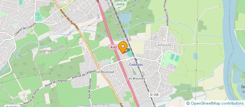 localisation de l'entreprise TCG CONSEILS  CADAUJAC