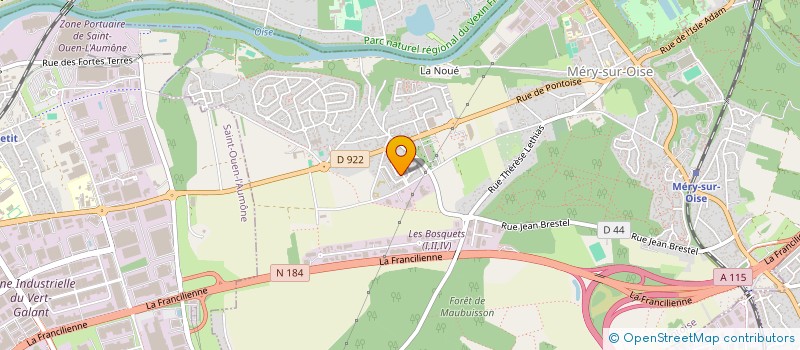 localisation de l'entreprise TCH IE  MERY-SUR-OISE