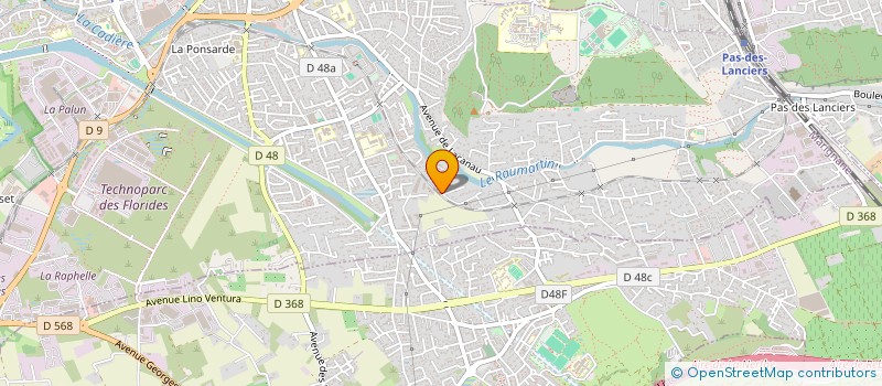 localisation de l'entreprise TCH IMMO  MARIGNANE