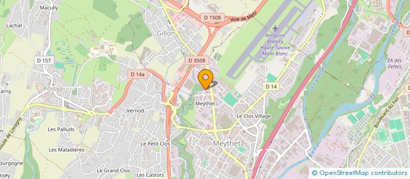 localisation de l'entreprise TCH ISOLATION à ANNECY