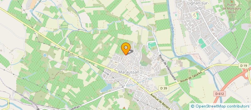 localisation de l'entreprise TCHABO MACLEM  MARAUSSAN