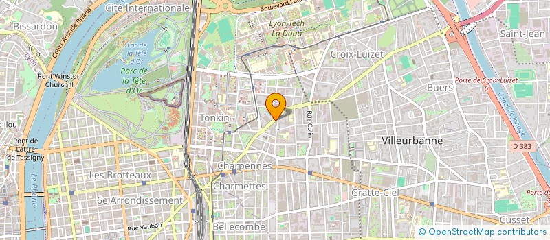 localisation de l'entreprise TCHAIANA à VILLEURBANNE