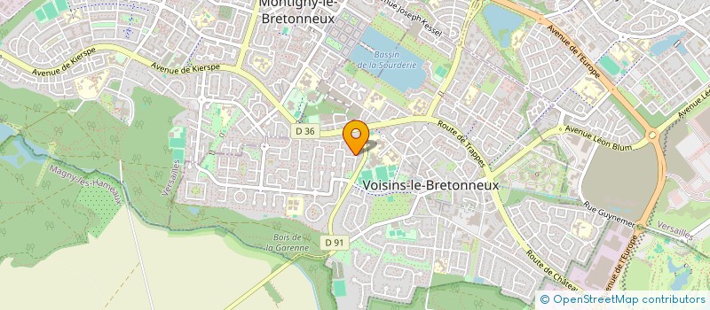 localisation de l'entreprise TCHAK-B  VOISINS-LE-BRETONNEUX