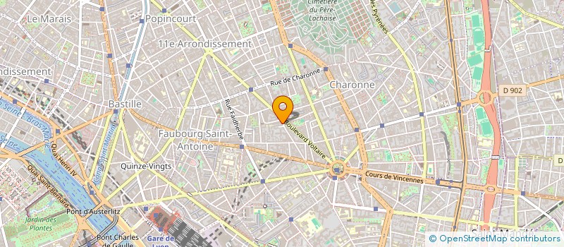 localisation de l'entreprise TCHAK CREW  PARIS