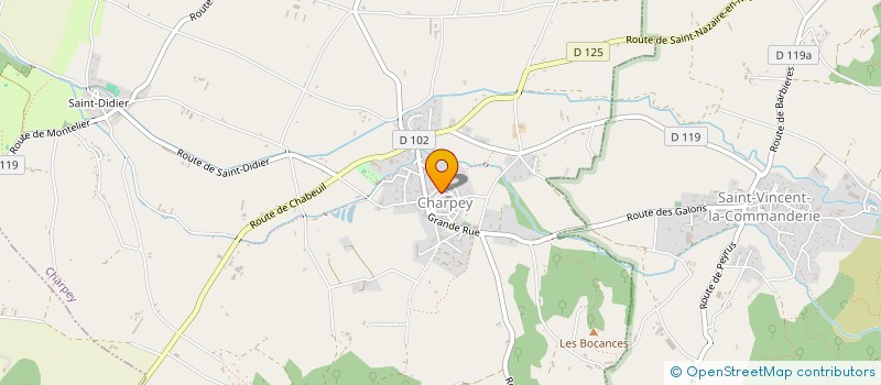 localisation de l'entreprise TCHAK POUM MIAM  CHARPEY