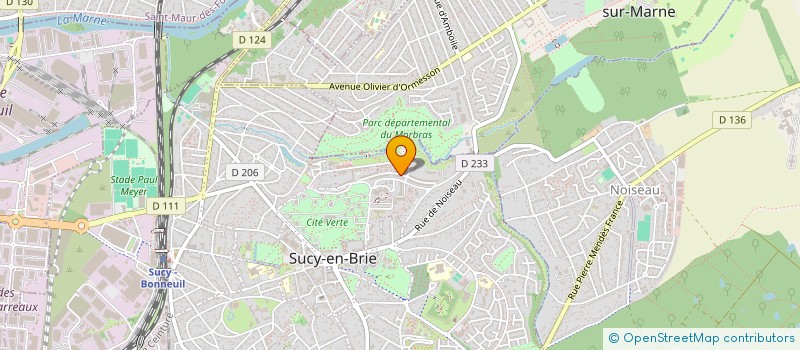 localisation de l'entreprise TCHAKO SMELL  SUCY-EN-BRIE