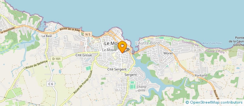 localisation de l'entreprise TCHAMBON SOCA à LE MOULE
