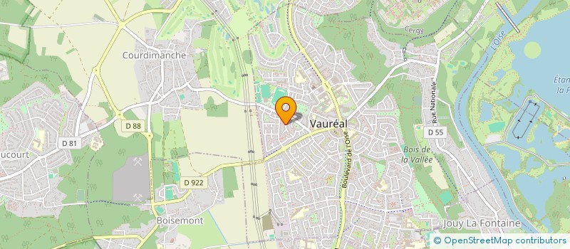 localisation de l'entreprise TCHAMPIY IT à VAUREAL