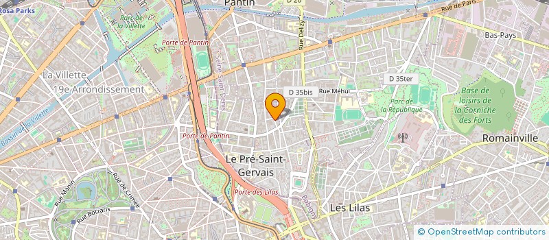 localisation de l'entreprise TCHAN CORP à LE PRE-SAINT-GERVAIS