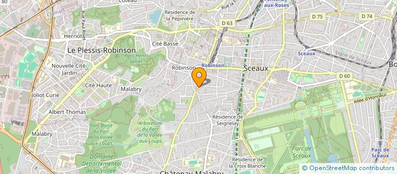 localisation de l'entreprise TCHANQUEES à SCEAUX