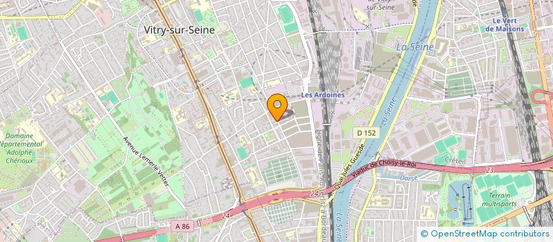 localisation de l'entreprise TCHATCHOUA à VITRY-SUR-SEINE