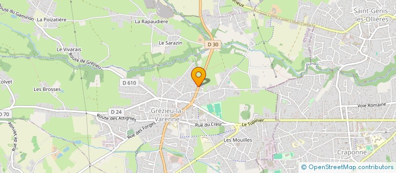 localisation de l'entreprise TCHATHE  GREZIEU-LA-VARENNE