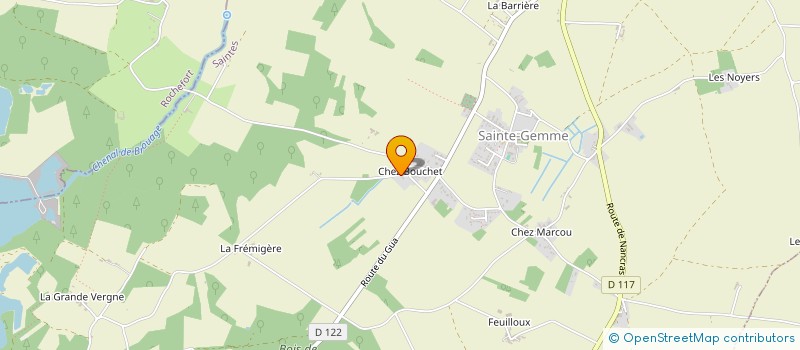 localisation de l'entreprise TCHAVE 33  PUJO