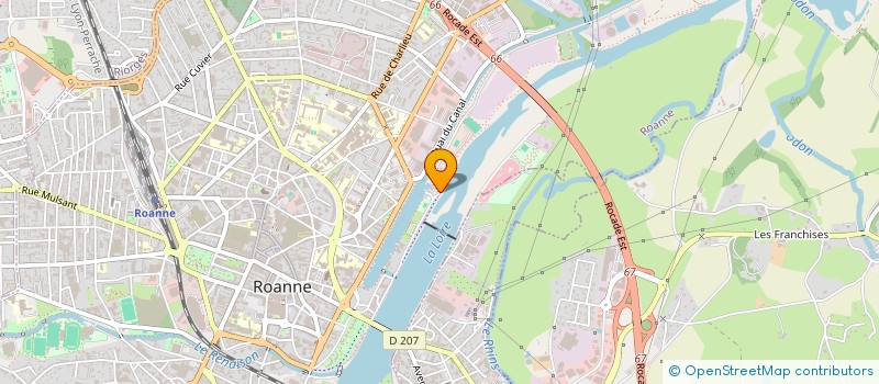 localisation de l'entreprise TCHEN  ROANNE