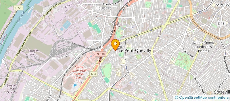 localisation de l'entreprise TCHI KANAM  LE PETIT-QUEVILLY