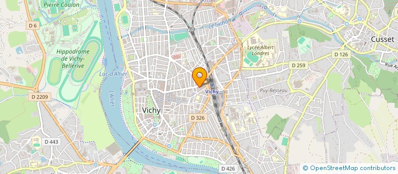 localisation de l'entreprise TCHIK TOS à VICHY