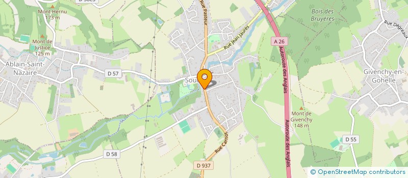 localisation de l'entreprise TCHIKIPAM  SOUCHEZ