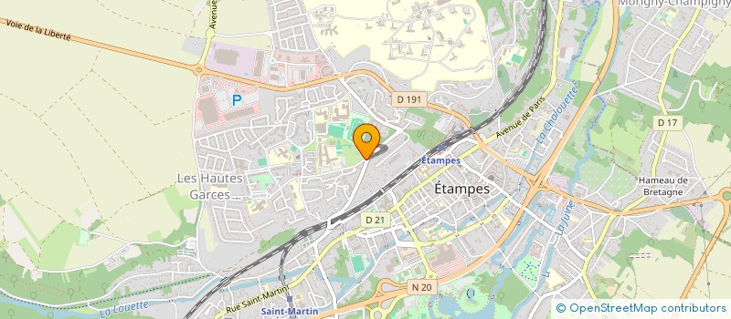 localisation de l'entreprise TCHIKKA STAR à ETAMPES