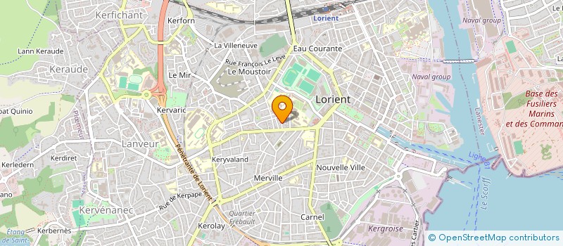 localisation de l'entreprise TCHIN & CHILL à LORIENT