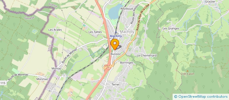 localisation de l'entreprise TCHINAI  SAINT-CERGUES