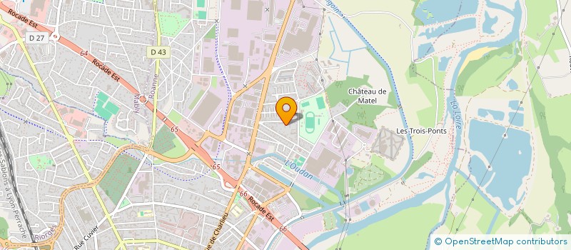 localisation de l'entreprise TCHINNARAN à ROANNE